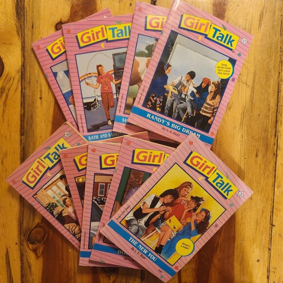 Scholastic Other - 90s Girl Talk Paperback Bundle YA Teen Fiction Lot Of 9 Books By L.E. Blair